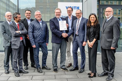 Als erstes Unternehmen weltweit erhält Voith Hydro Zertifizierung nach